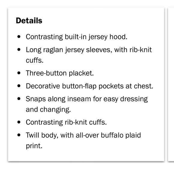 Baby Hooded Raglan One Piece Sz 12 - 18 Months - Picture 6 of 8